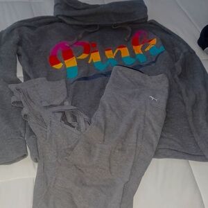 Victoria secret PINK pull over & leggings bundle